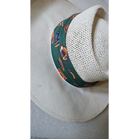 Vintage Creme White Braided hat - Picture 10 of 11